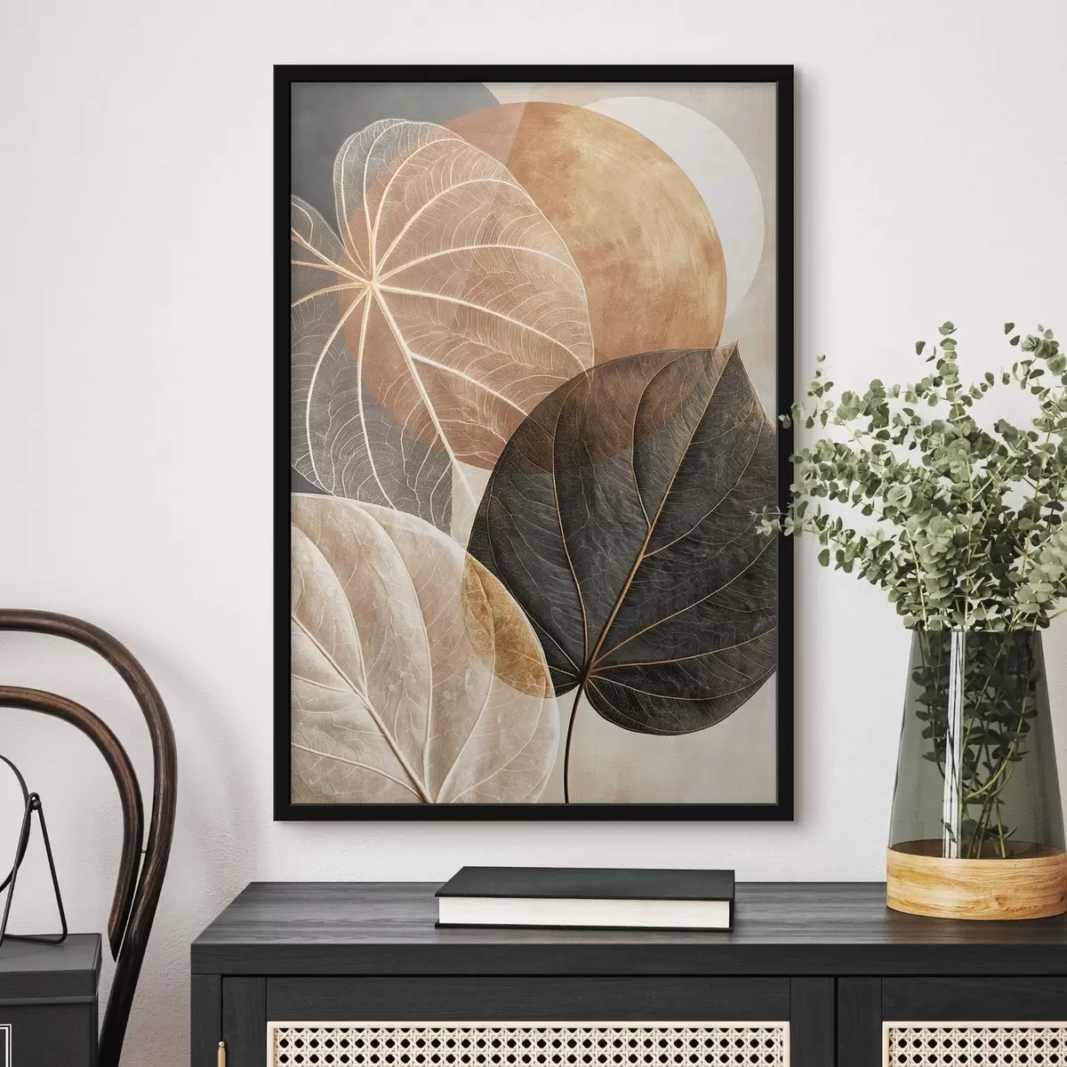Poster Abstraktní listy f50718