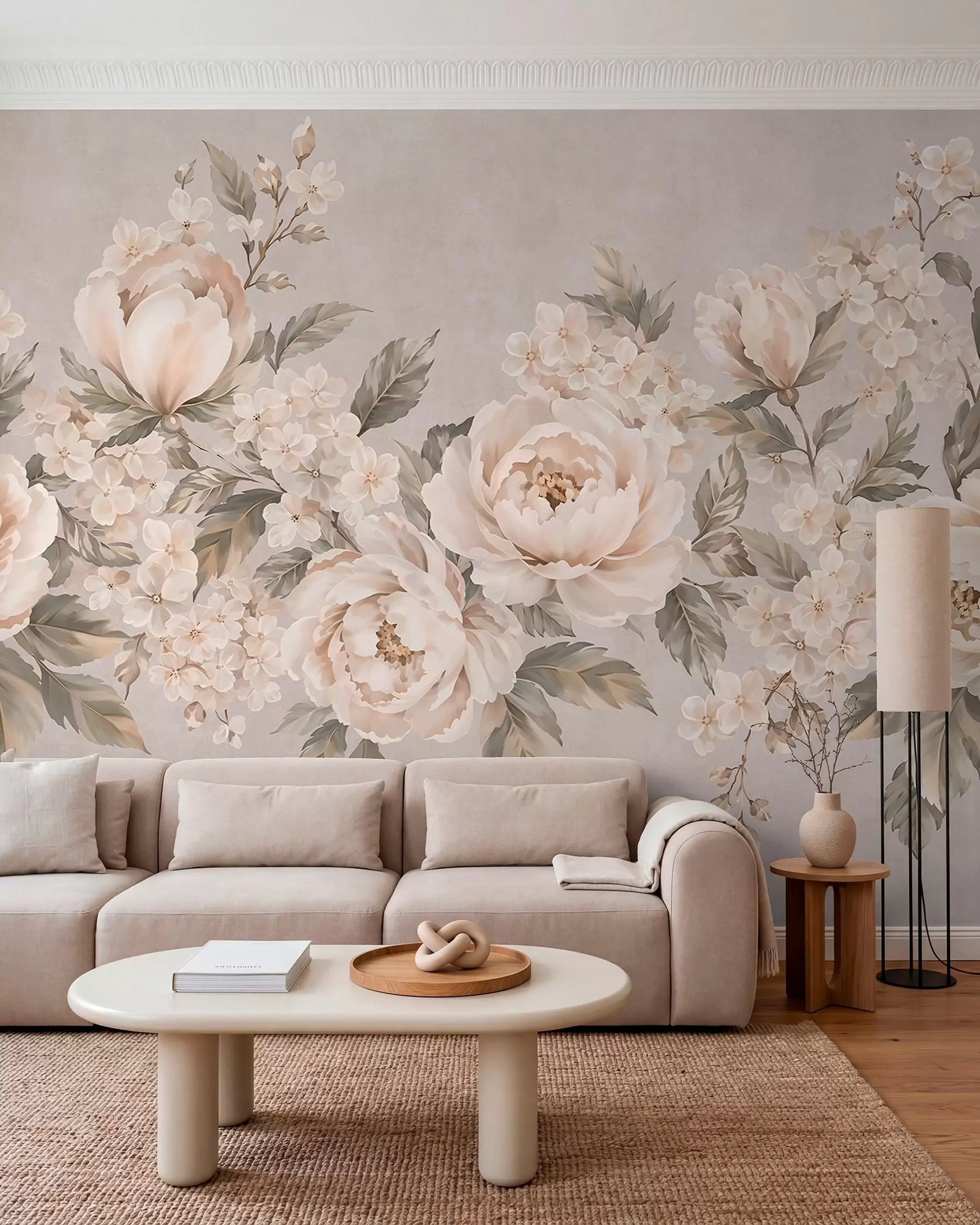 Fototapet Kytice ve vintage stylu w05926