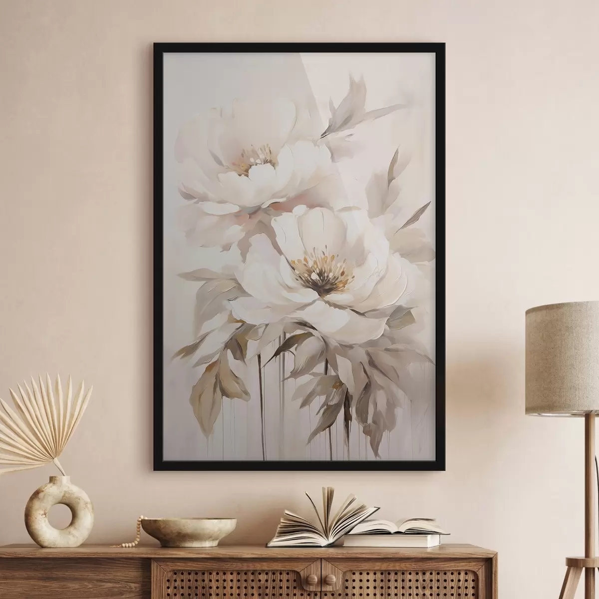 Poster Elegantní květ v pastelových odstínech f50911