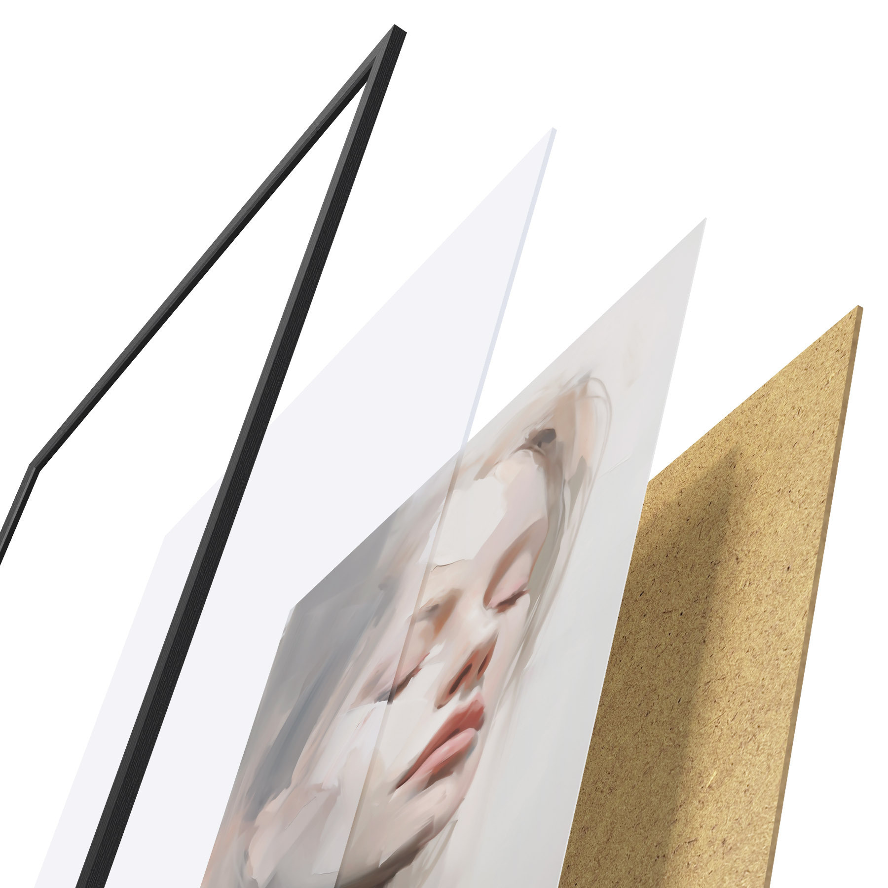 Poster Abstraktní portrét f50978