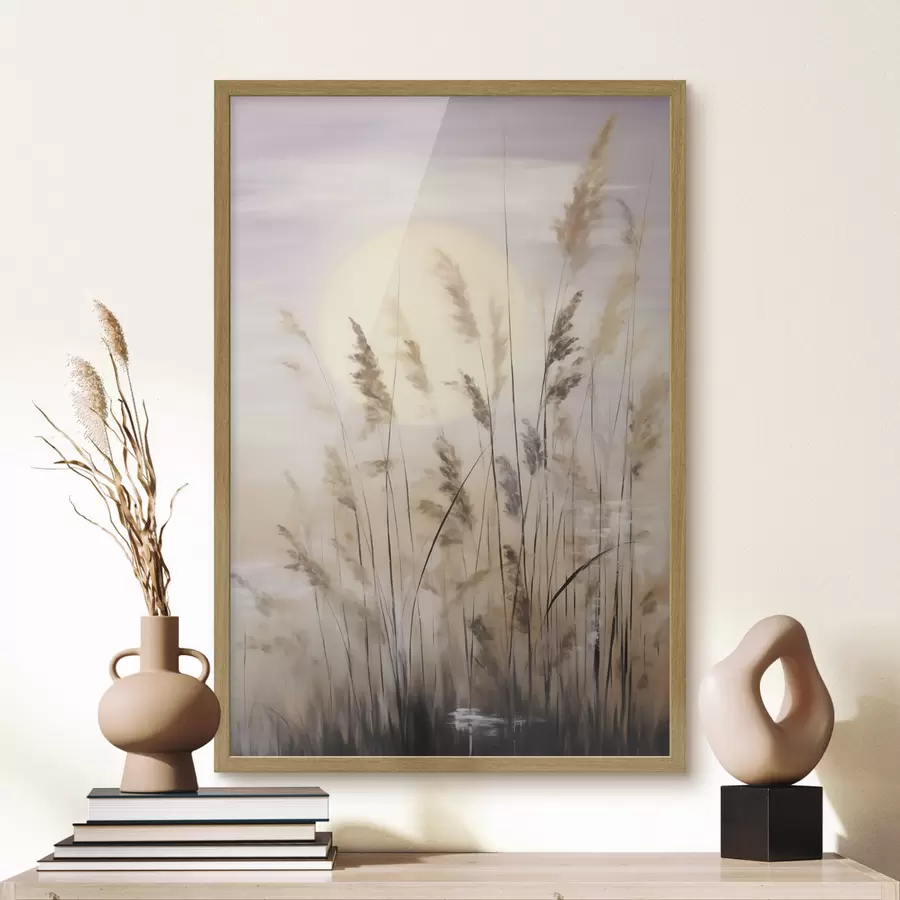 Fototapet Abstraktní byliny, imitace malby f50986