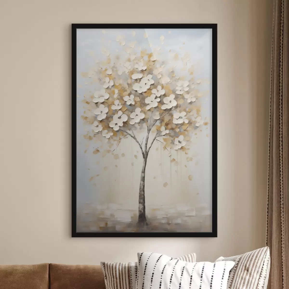 Poster Strom, malba v imitaci f50992