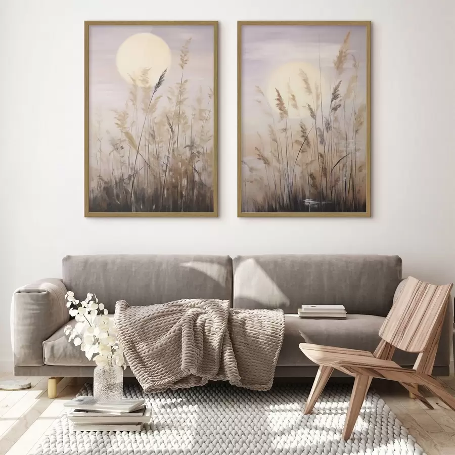 Fototapet Abstraktní byliny, imitace malby d31062