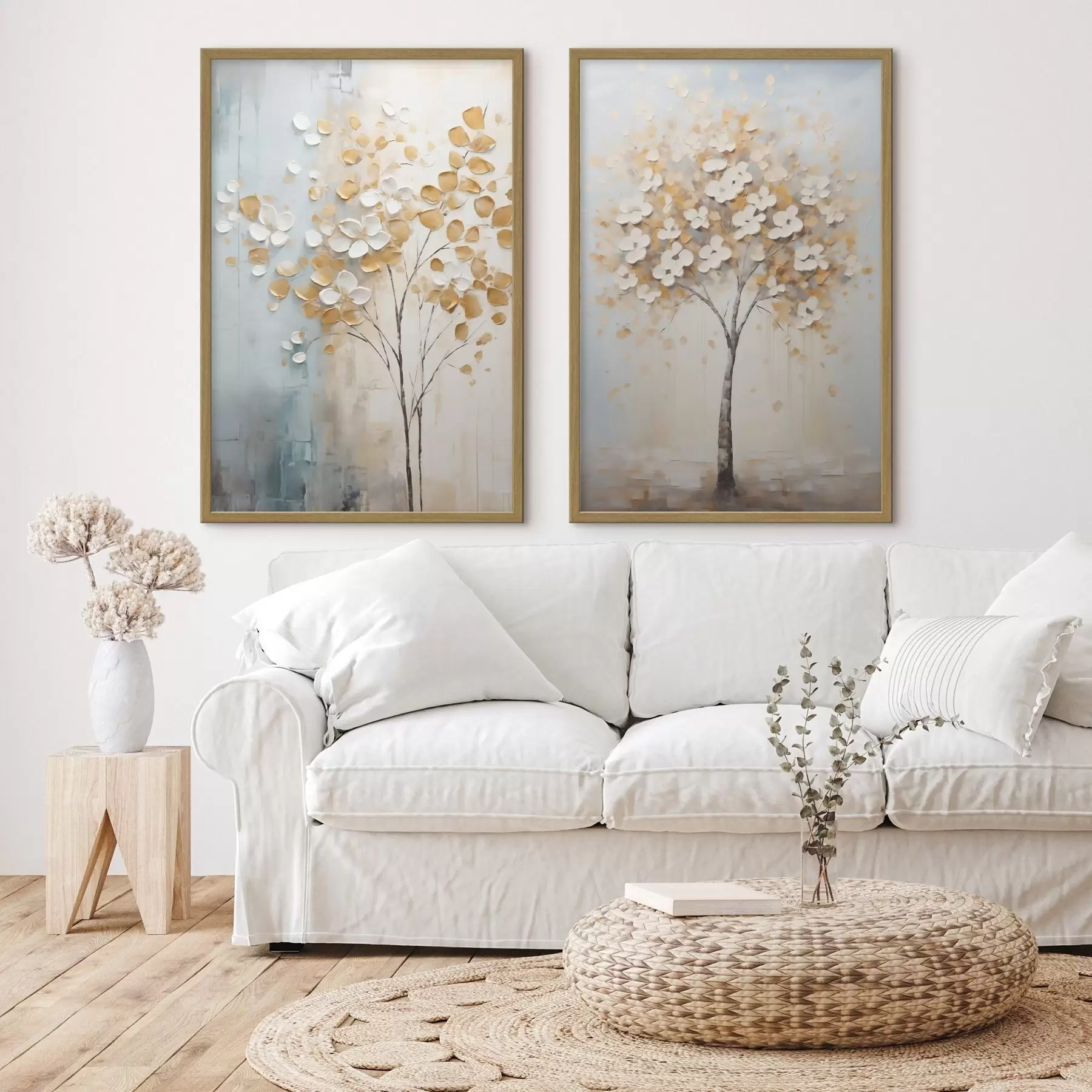 Fototapet Abstraktní strom, malba v imitaci d31065