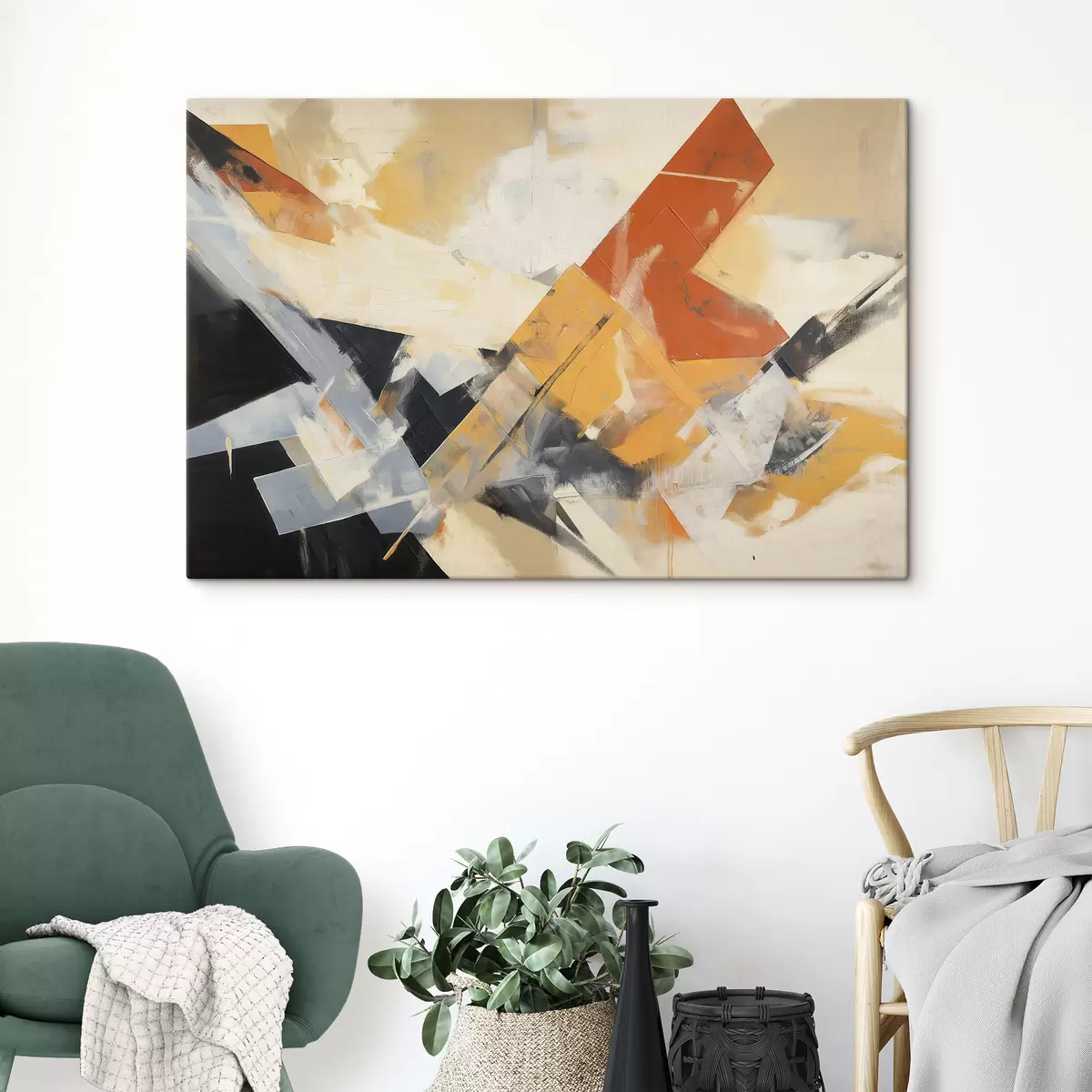 Obraz Abstraktní geometrie Č. s51014