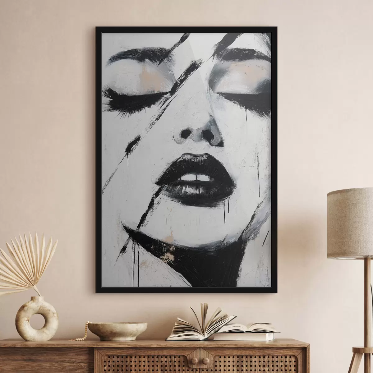 Poster Abstraktní portrét f50999