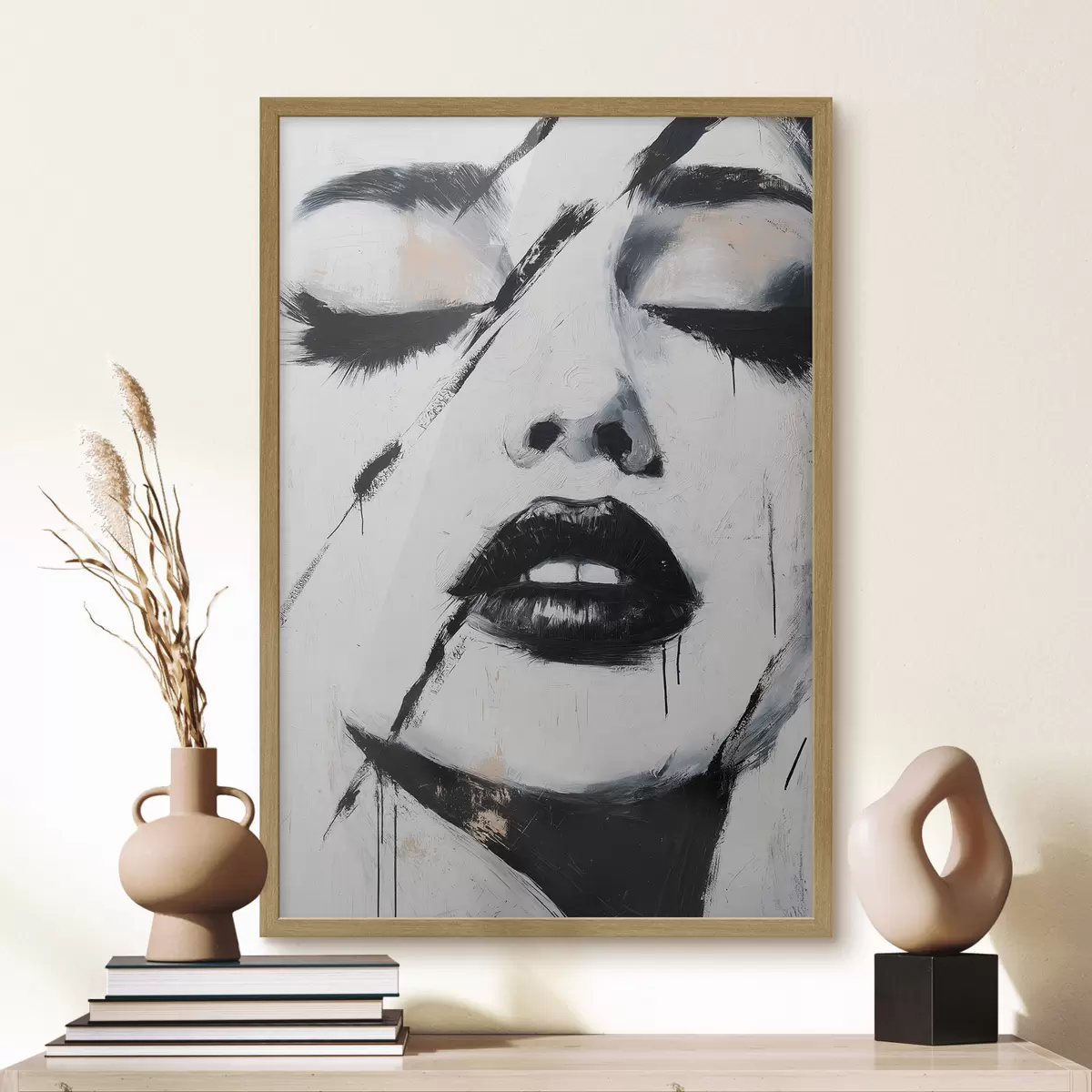 Poster Abstraktní portrét f50999