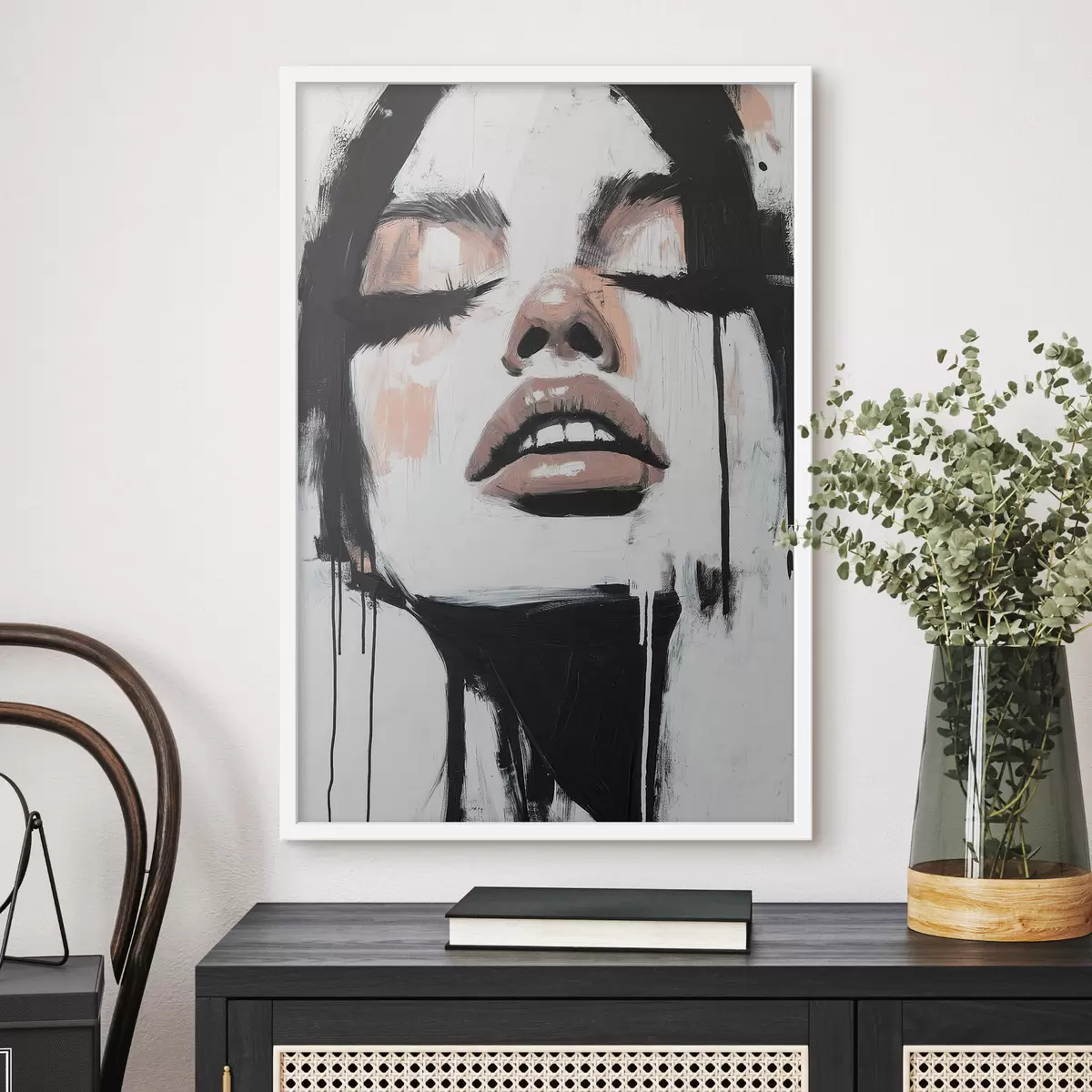 Poster Abstraktní portrét f51000