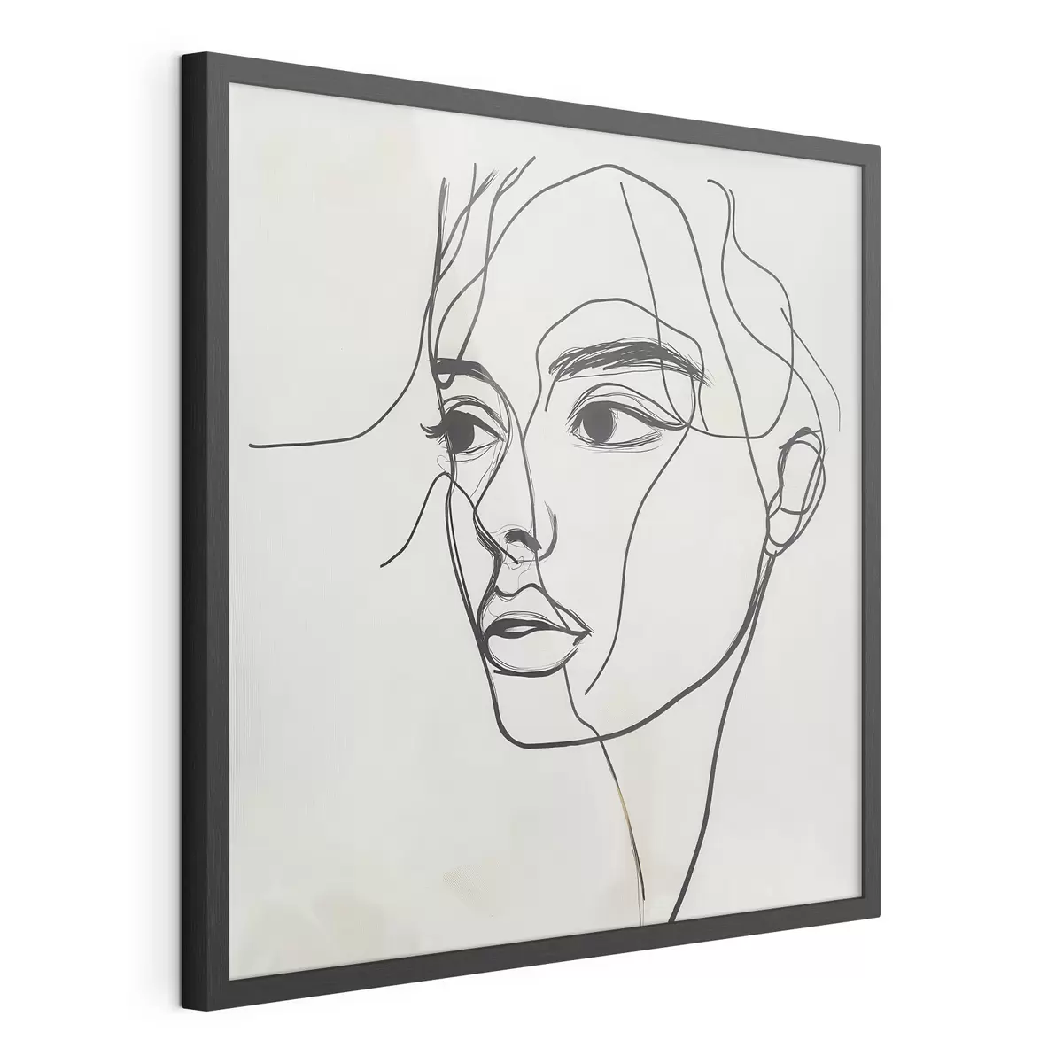 Poster Lineární portrét obličeje f51002