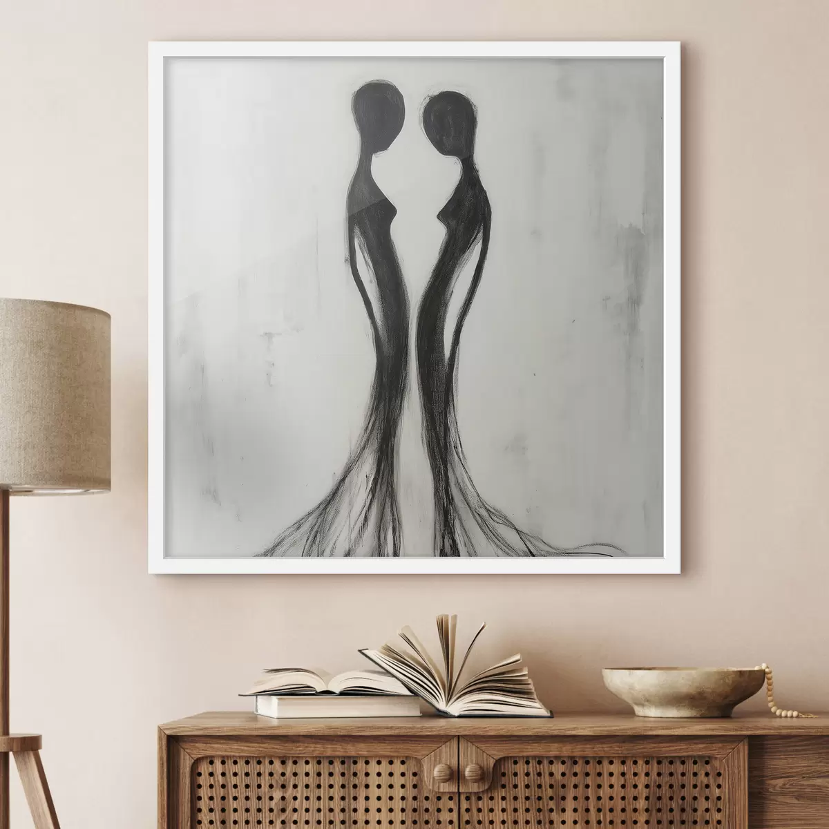 Poster Abstraktní ženské siluety f51004