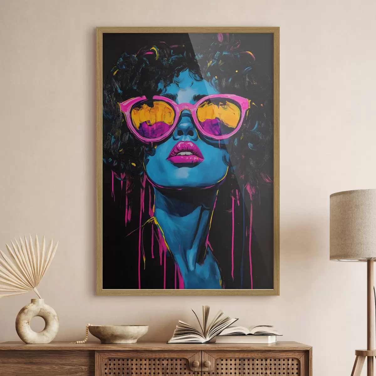 Poster Abstraktní portrét f51009
