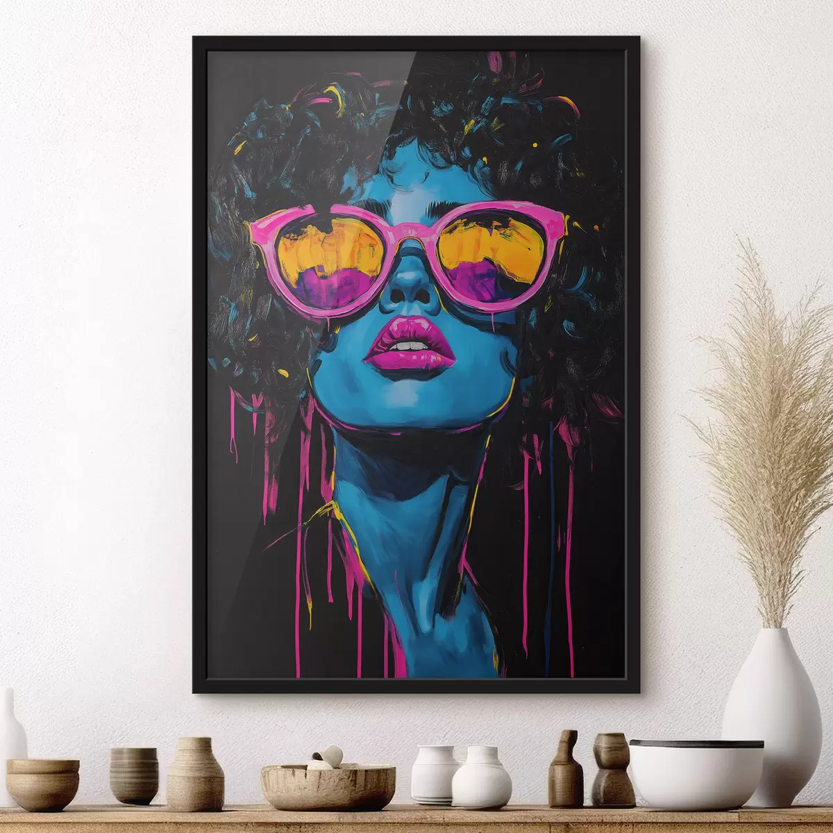 Poster Abstraktní portrét f51009