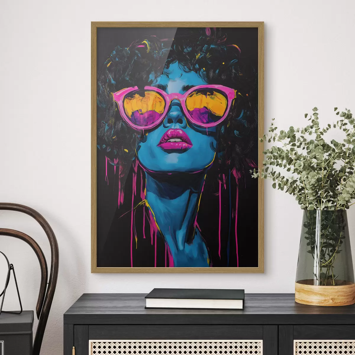 Poster Abstraktní portrét f51009