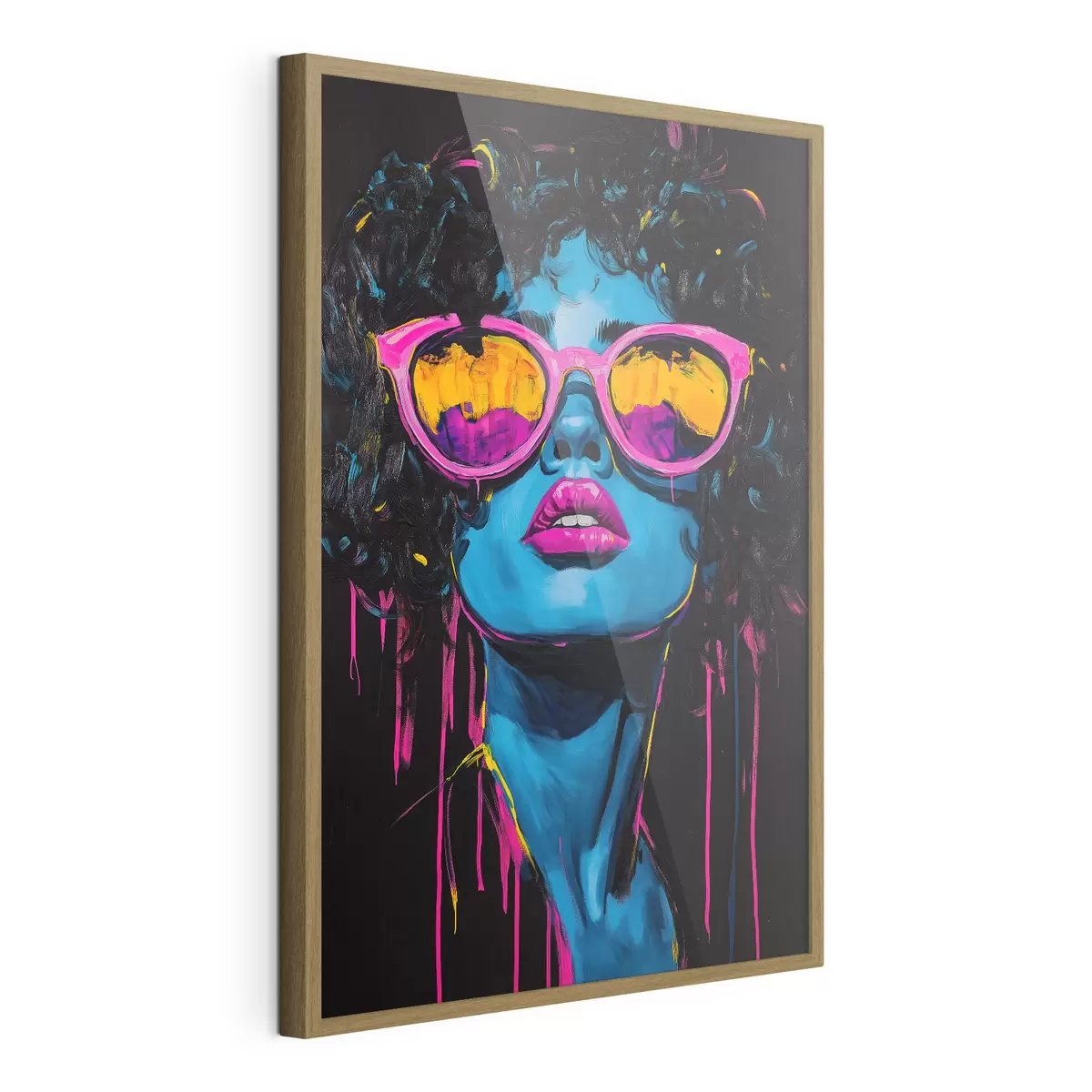 Poster Abstraktní portrét f51009