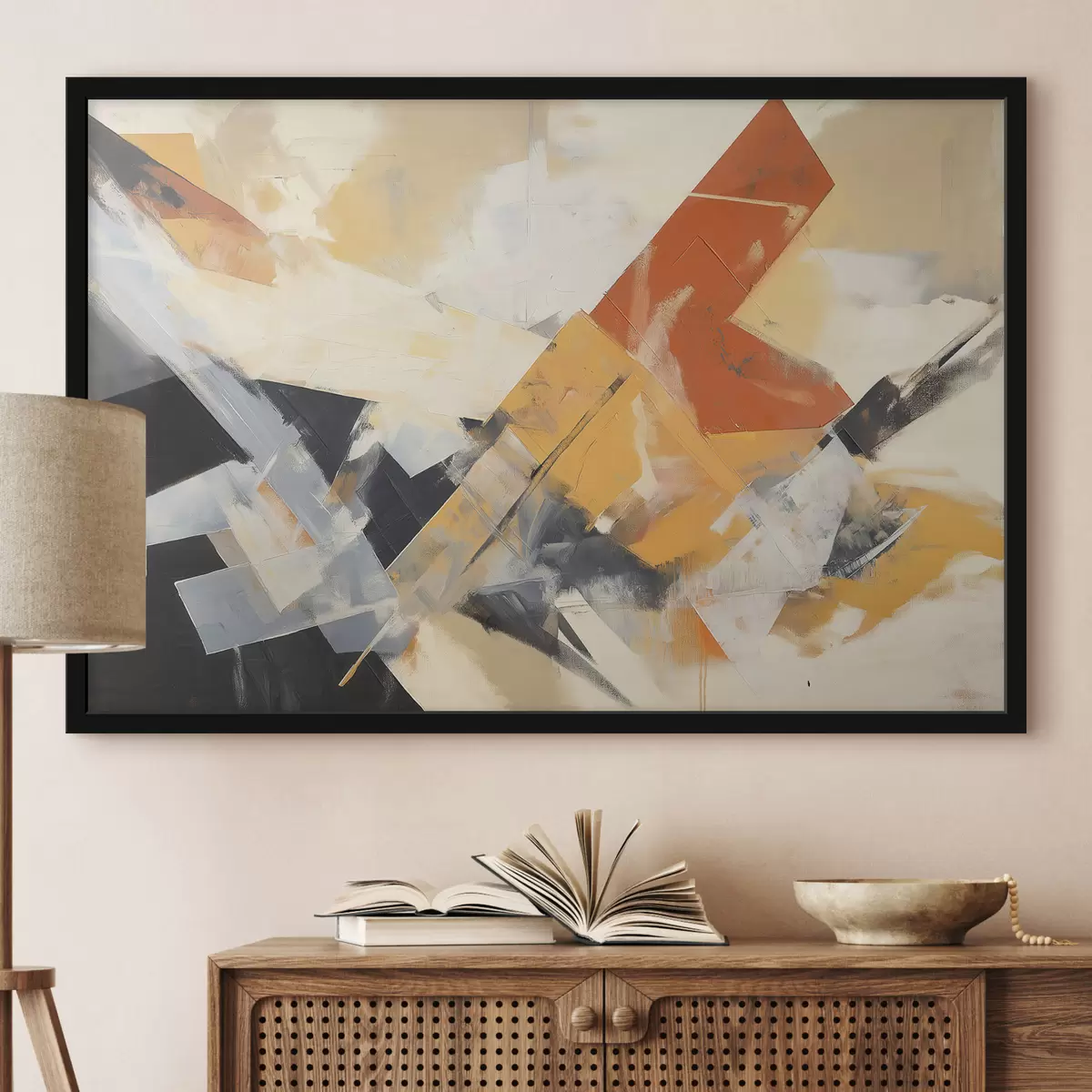 Poster Abstraktní geometrie f51014