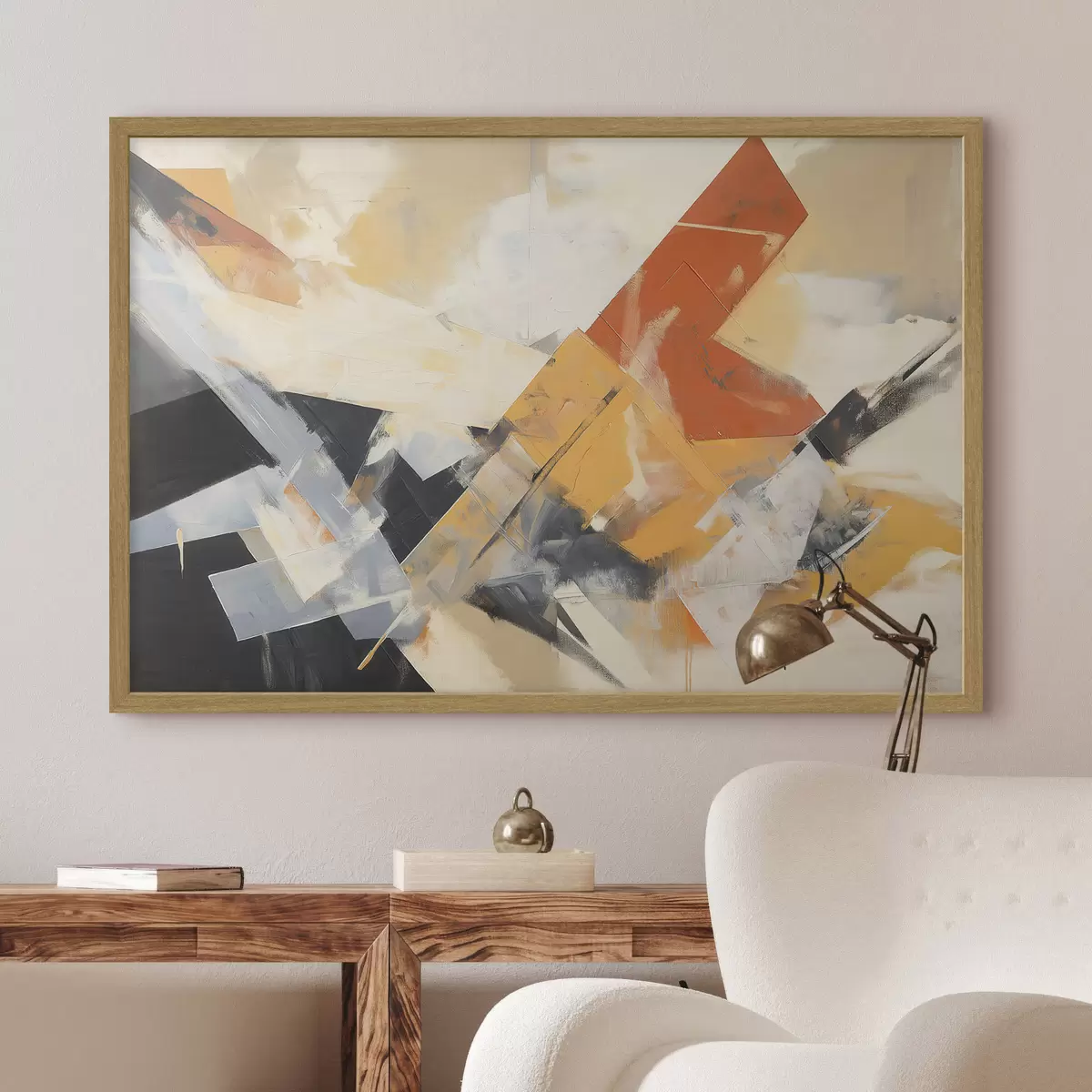 Poster Abstraktní geometrie f51014
