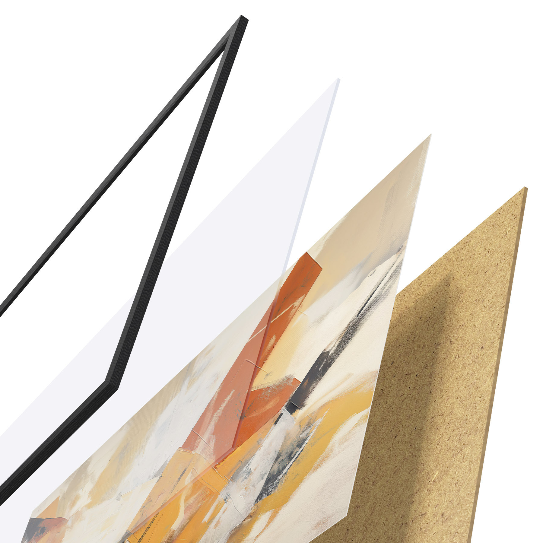 Poster Abstraktní geometrie f51014