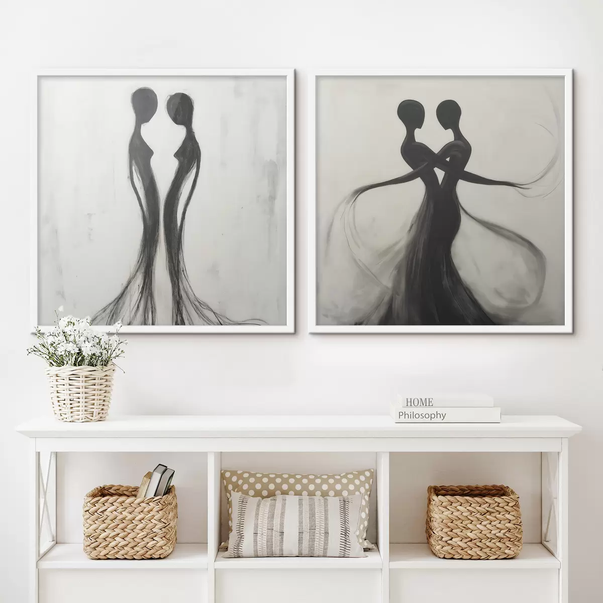 Poster Abstraktní siluety d31070