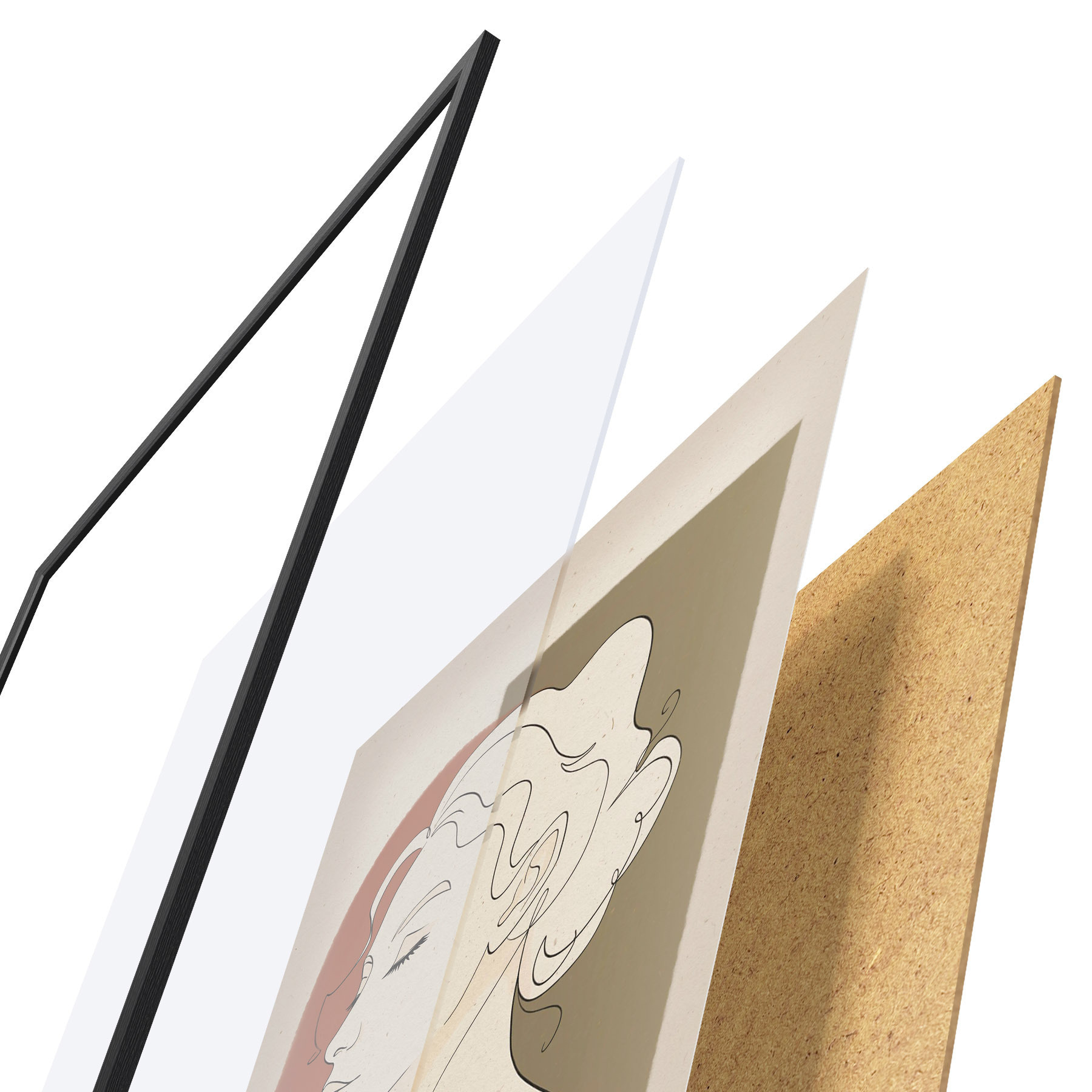 Poster Geometrie tvarů f50889