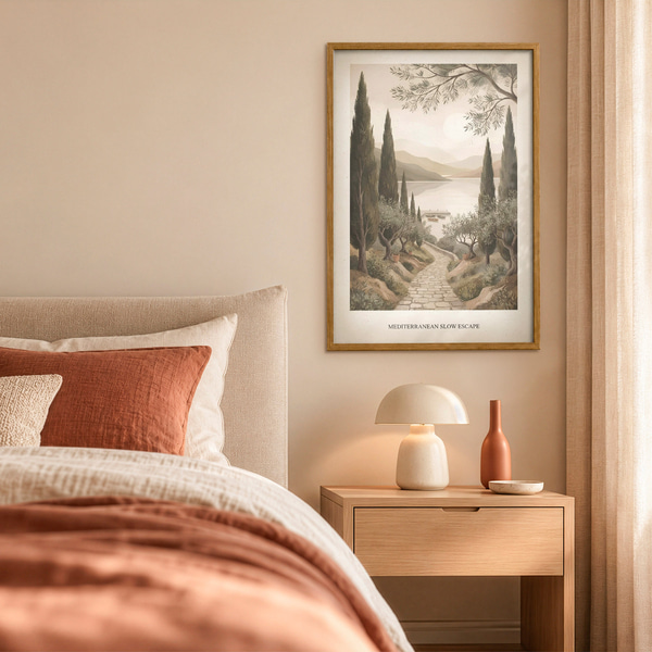 Plakát Středomořské obzory, Jedinečné plakáty, f50893wo : Uwalls