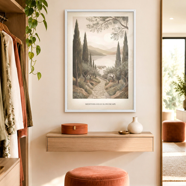 Plakát Středomořské obzory, Jedinečné plakáty, f50893wh : Uwalls