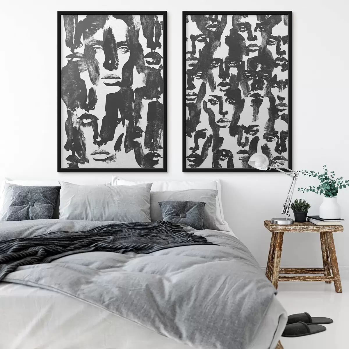 Poster Abstraktní tváře d31035