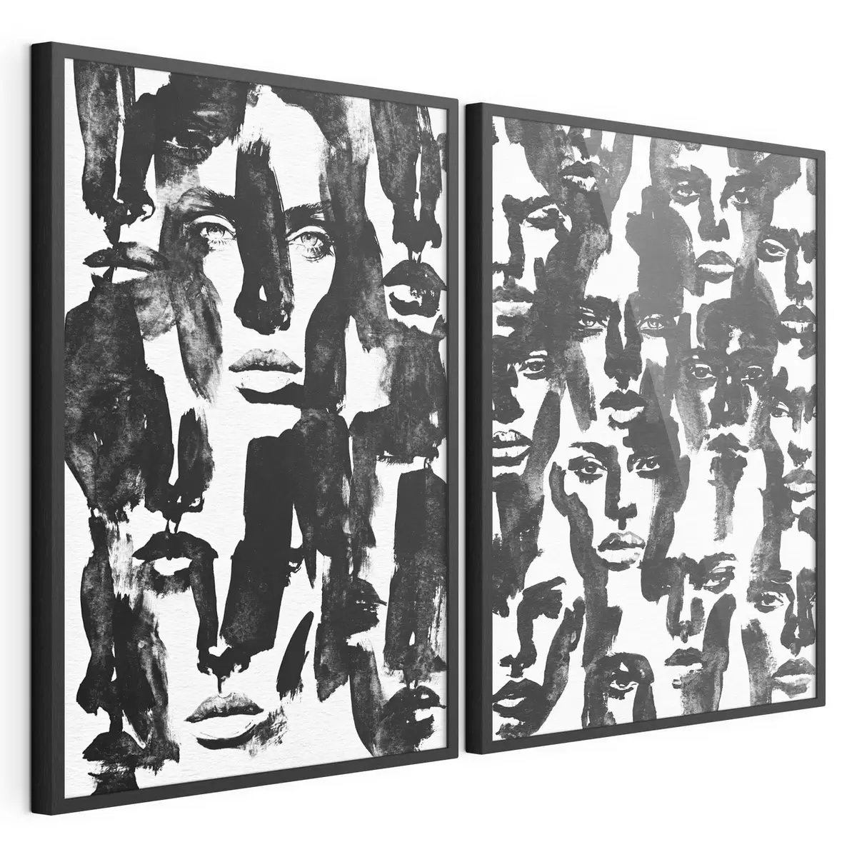 Poster Abstraktní tváře d31035