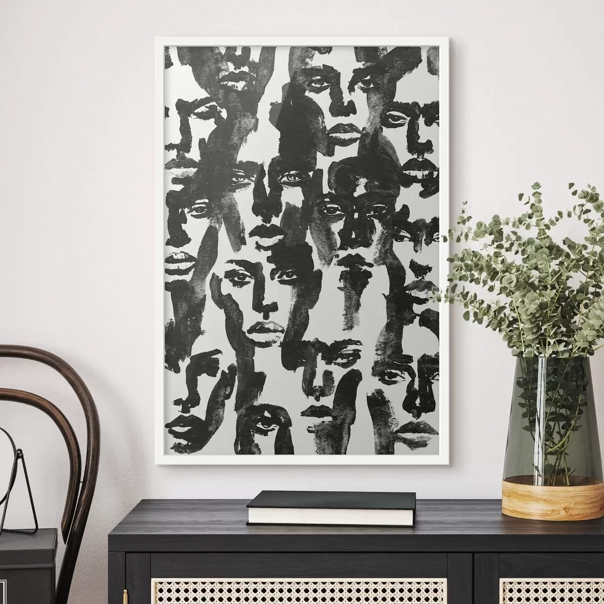 Poster Abstraktní tváře f50862