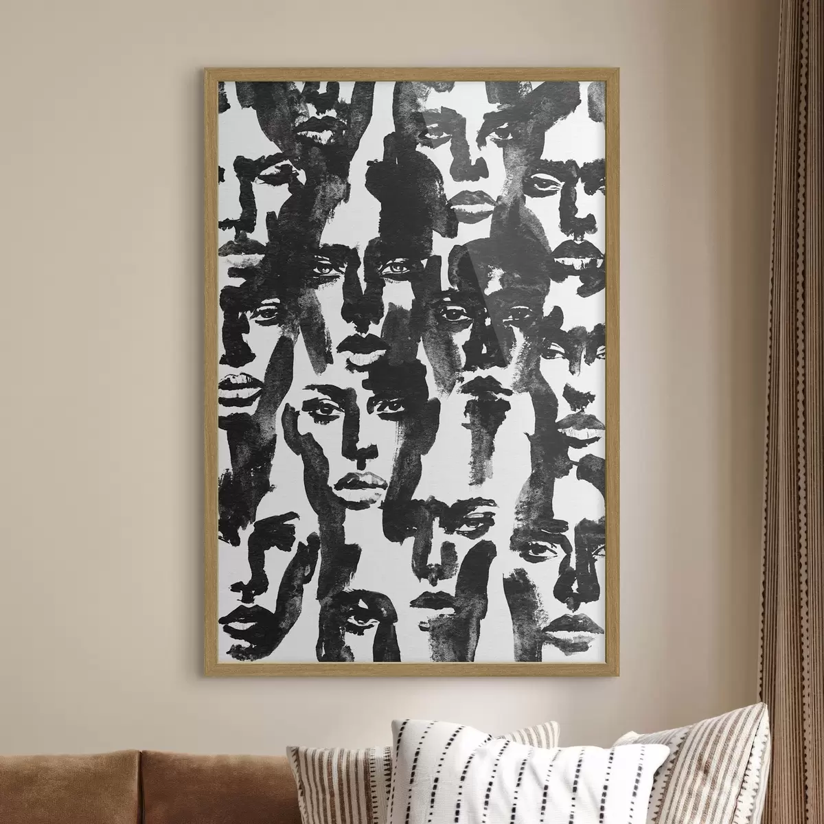 Poster Abstraktní tváře f50862