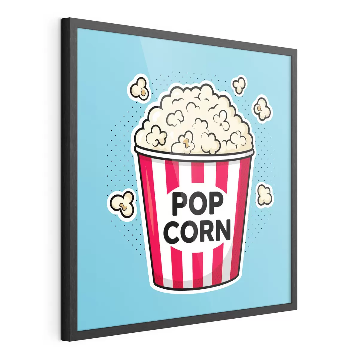 Poster Čas na svačinu s lahodným popcornem f50791