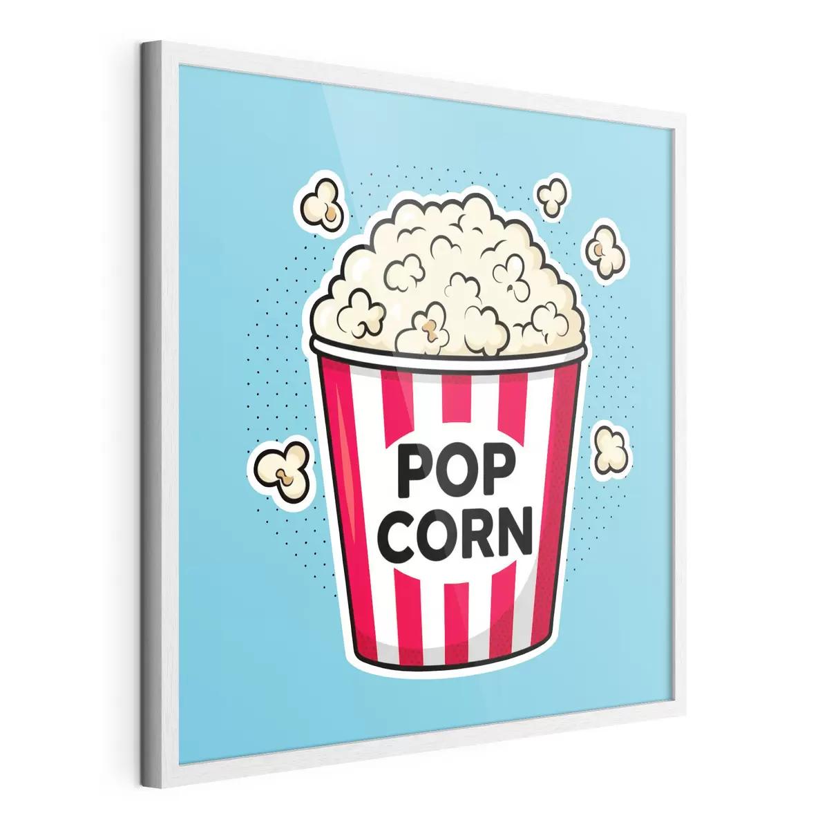 Poster Čas na svačinu s lahodným popcornem f50791