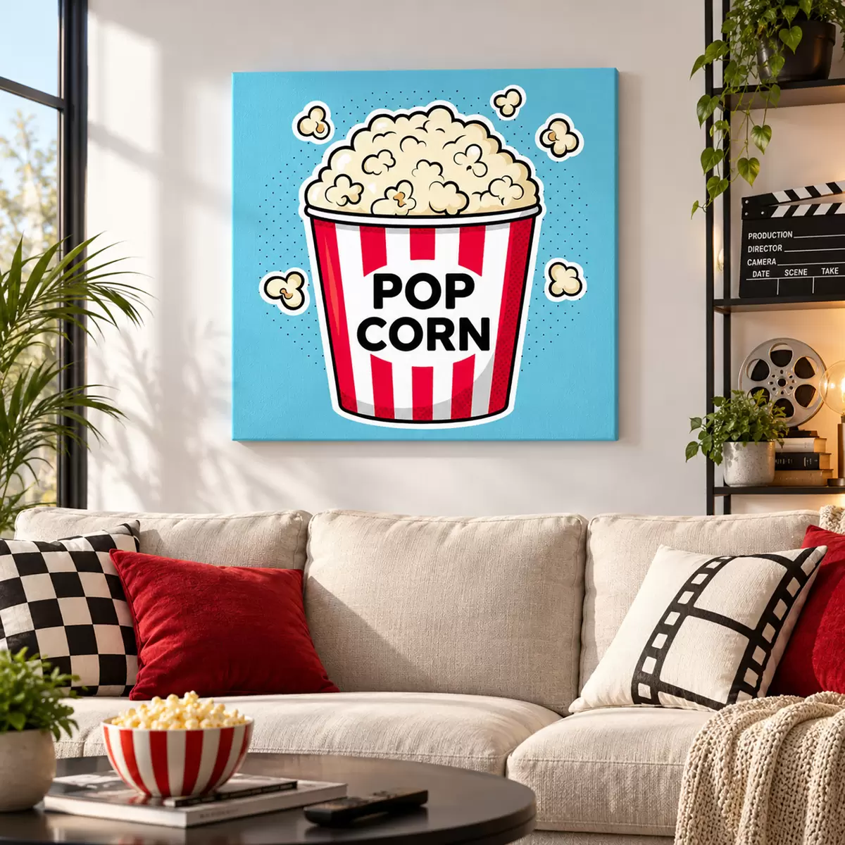 Obraz Čas na svačinu s lahodným popcornem Č. s50791