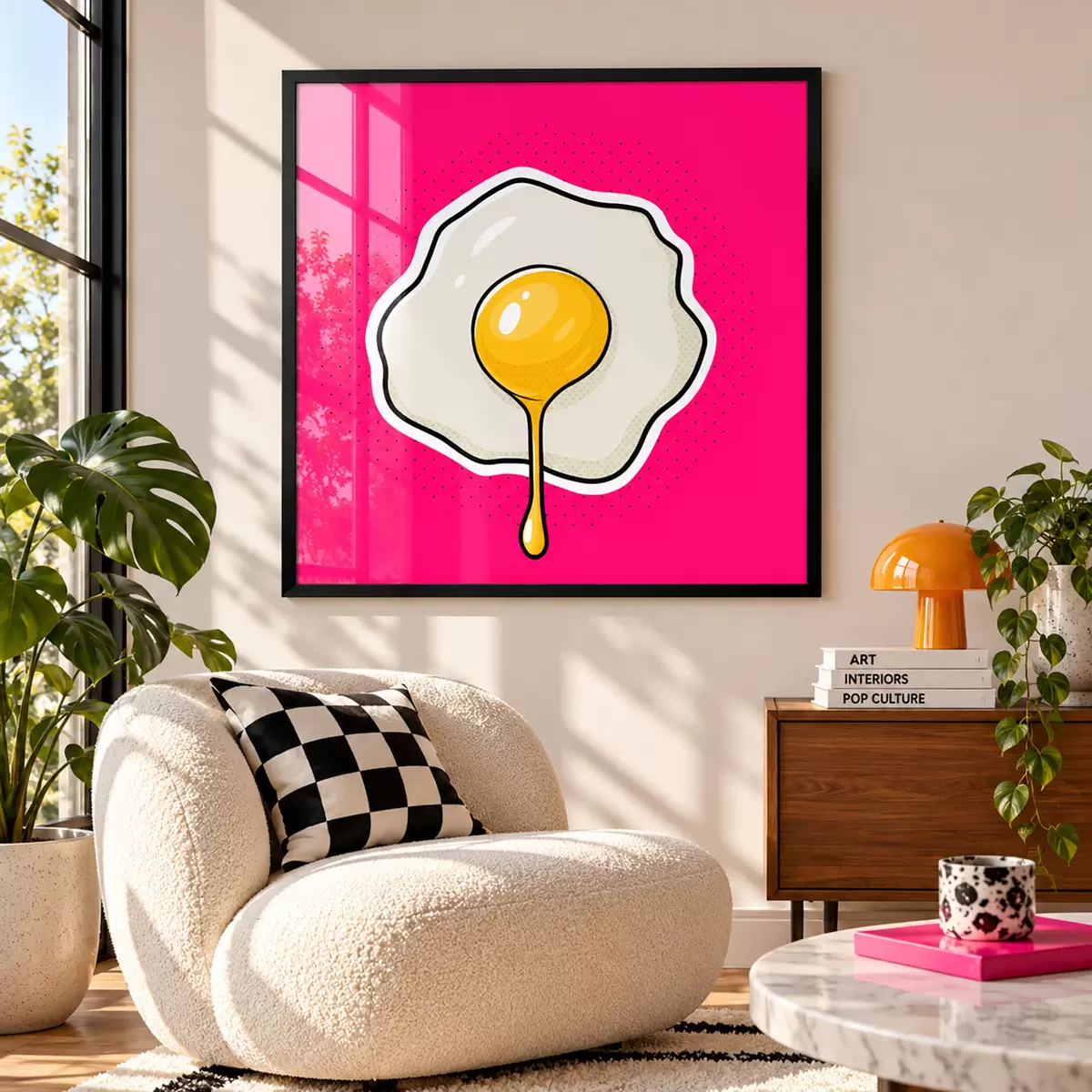 Poster Snídaňová lahůdka – vejce smažené na slunné straně f50788
