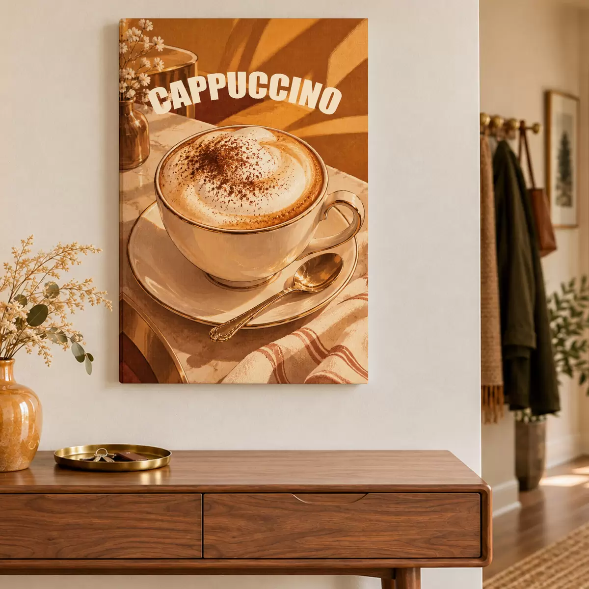 Obraz Lahodné cappuccino, které vám zpříjemní den Č. s50874