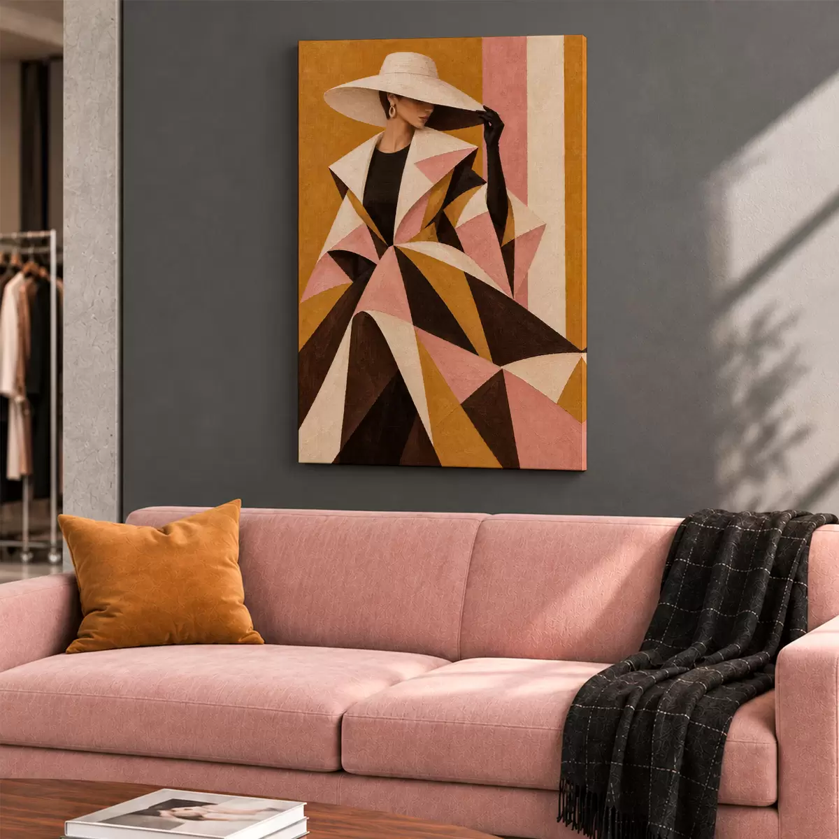 Obraz Stylová elegance s geometrickým vzorem Č. s50882