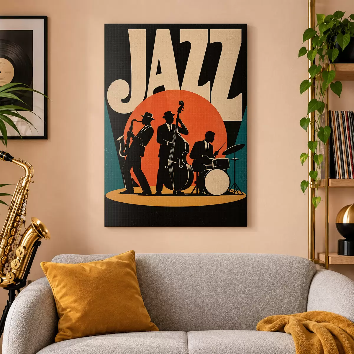 Obraz Celou noc se houpat v rytmu jazzu Č. s50921
