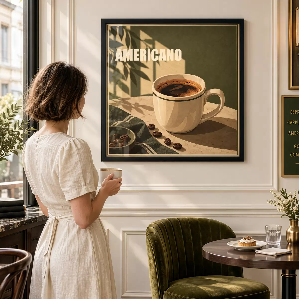 Poster Vychutnejte si tento okamžik s Americano f50872