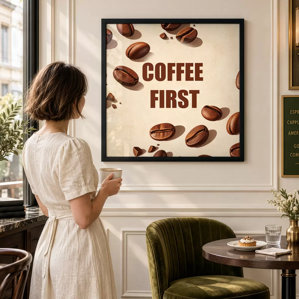 Poster Probuď se a uvař si kávu f50878