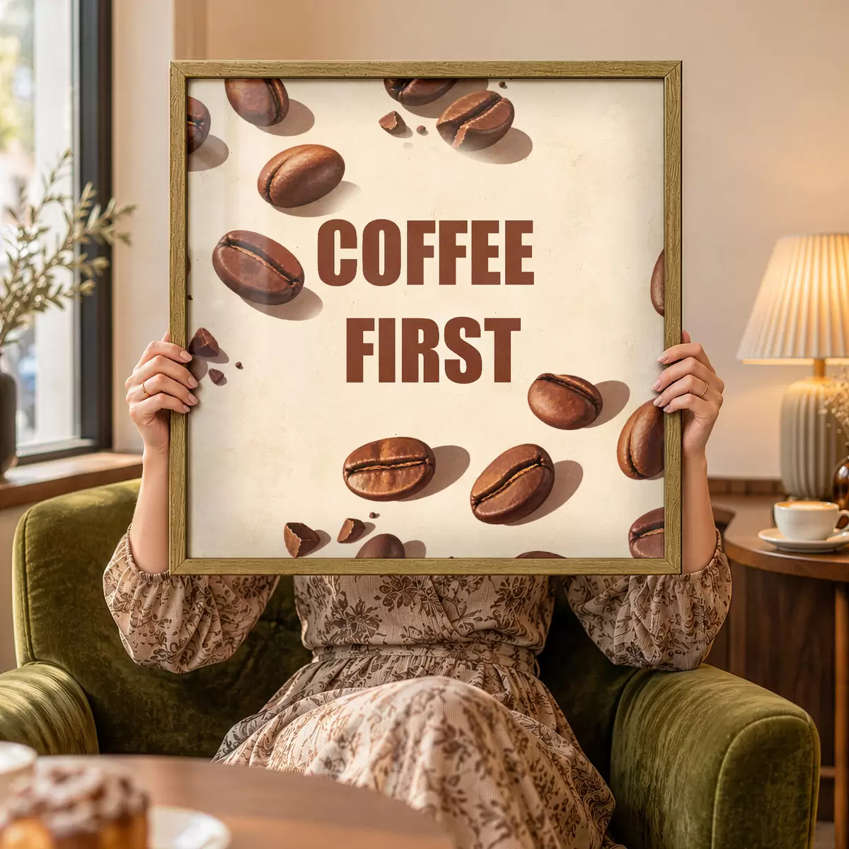 Poster Probuď se a uvař si kávu f50878