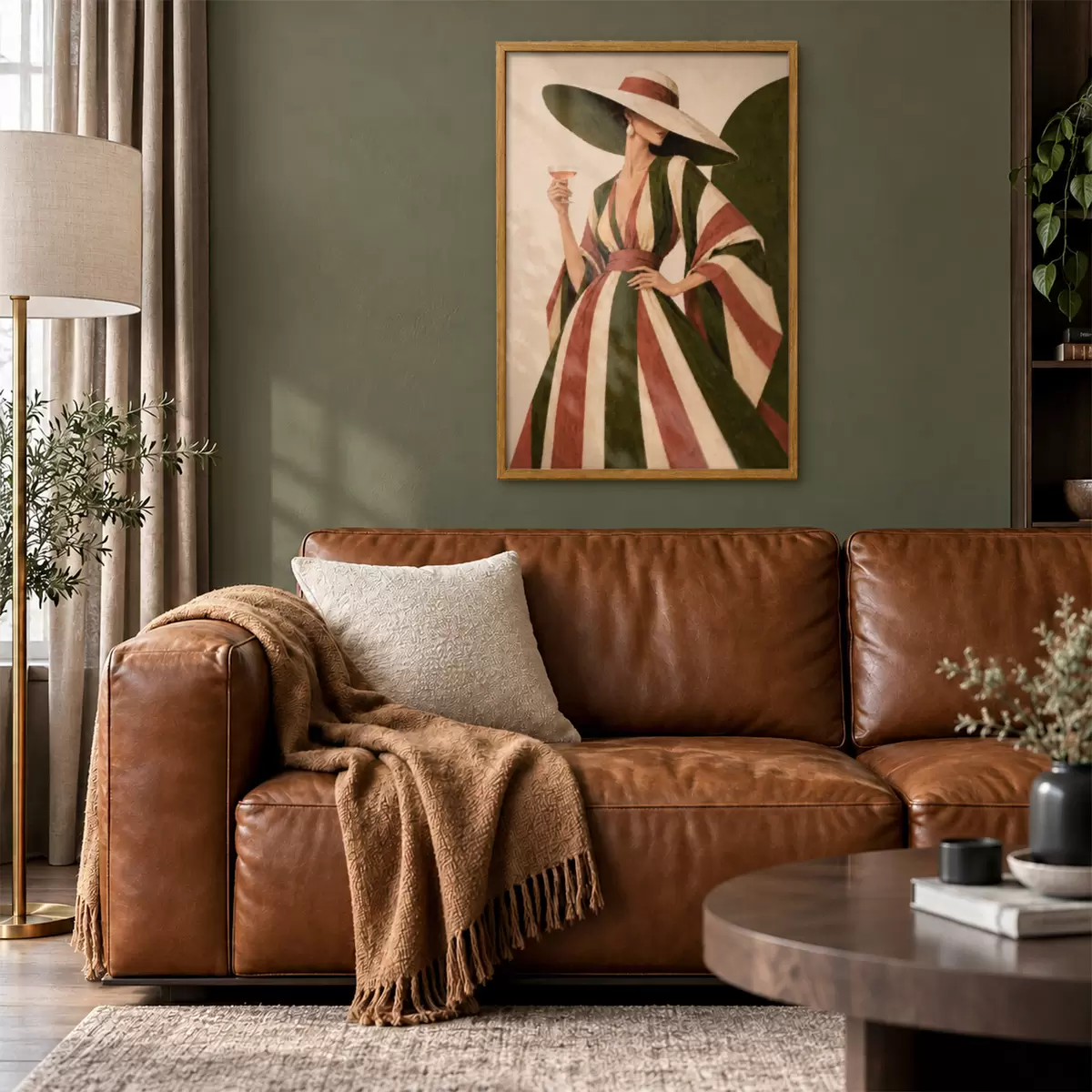 Poster Elegantní styl s osvěžujícím nápojem f50880