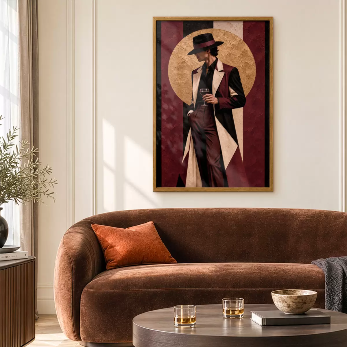 Poster Stylová elegance s nádechem vintage f50886