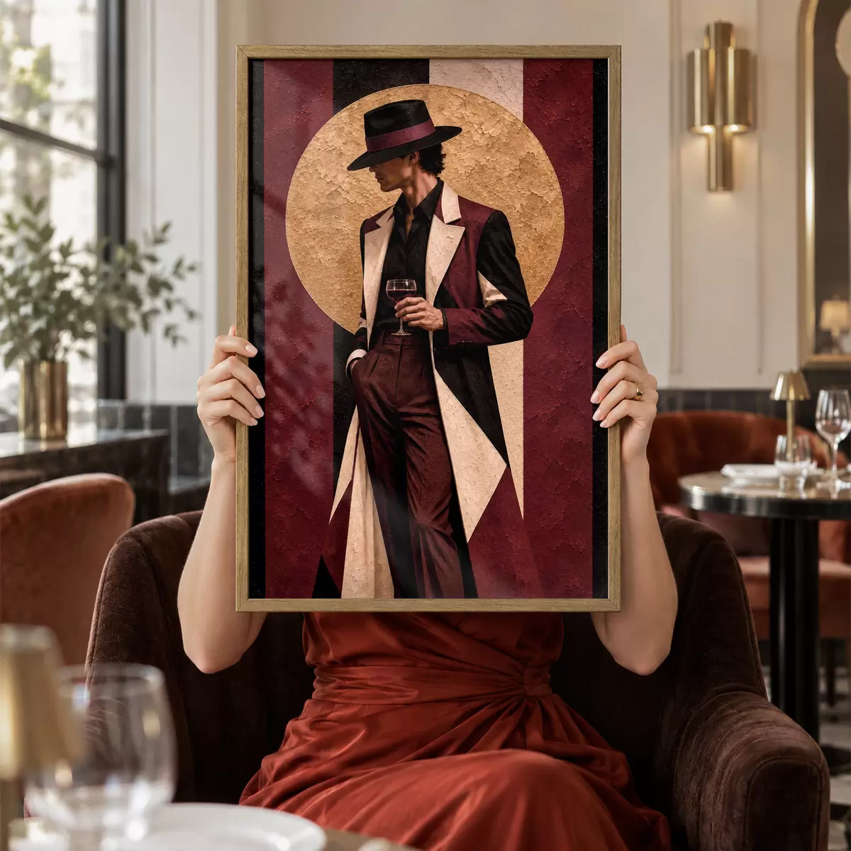 Poster Stylová elegance s nádechem vintage f50886
