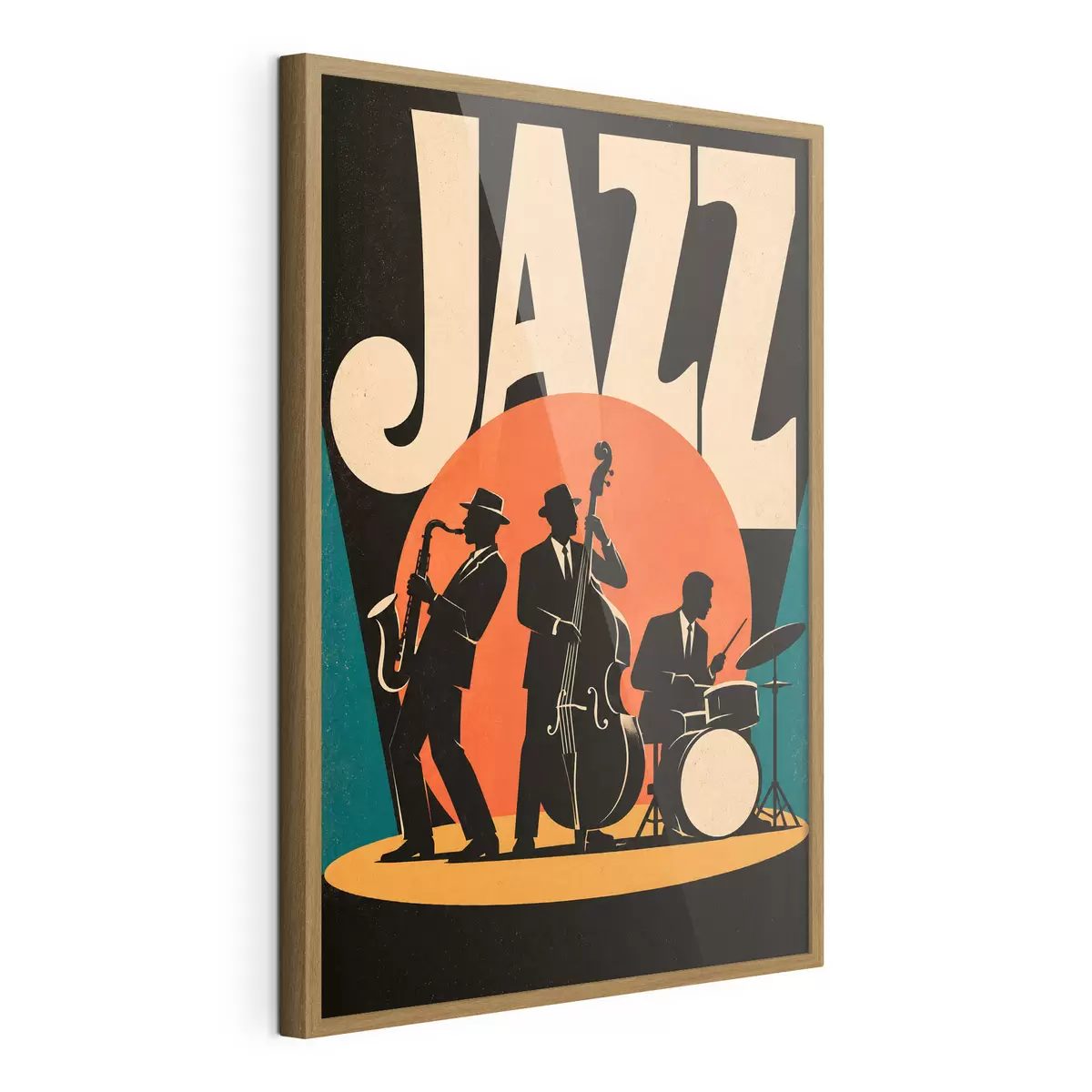 Poster Živý jazz: spojení rytmu a duše f50921