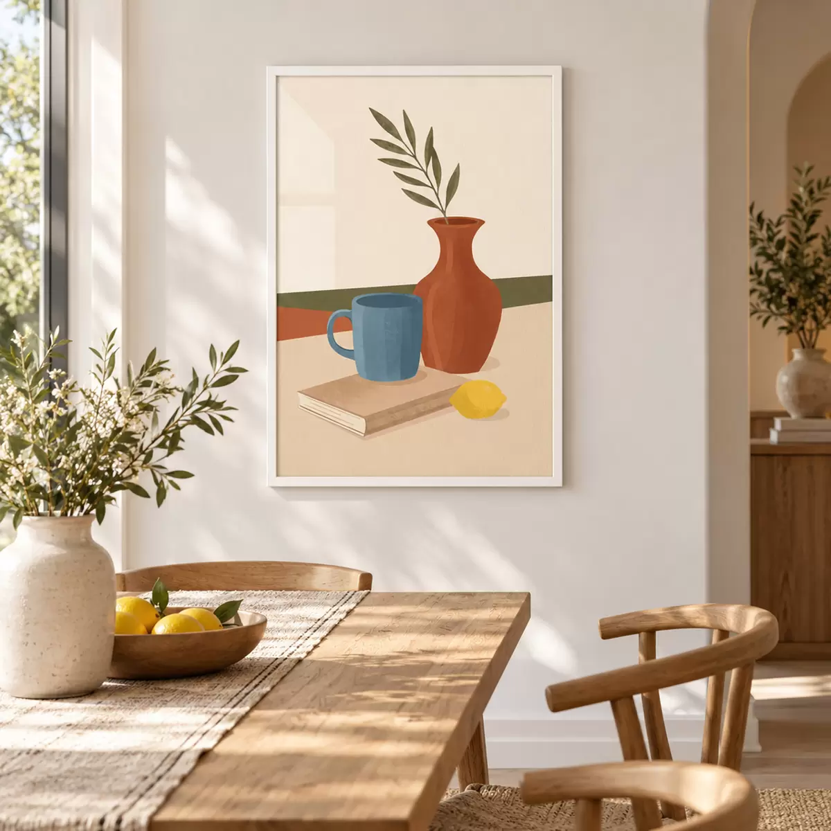 Poster Útulné zátiší v teplých odstínech f50735