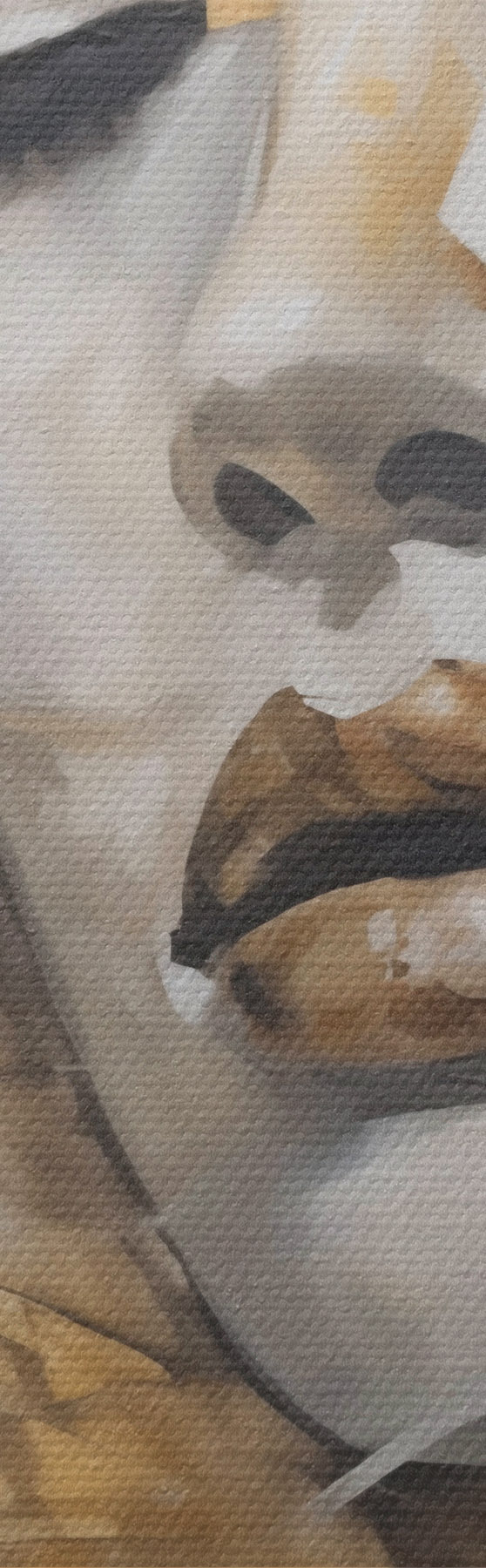 Obraz Abstraktní portrét mladé ženy, napodobující malbu Č. s51130