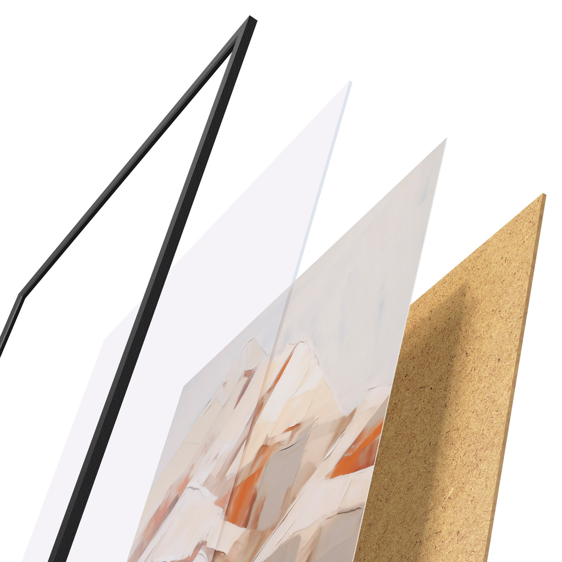 Poster Hory, napodobenina obrazu f51125