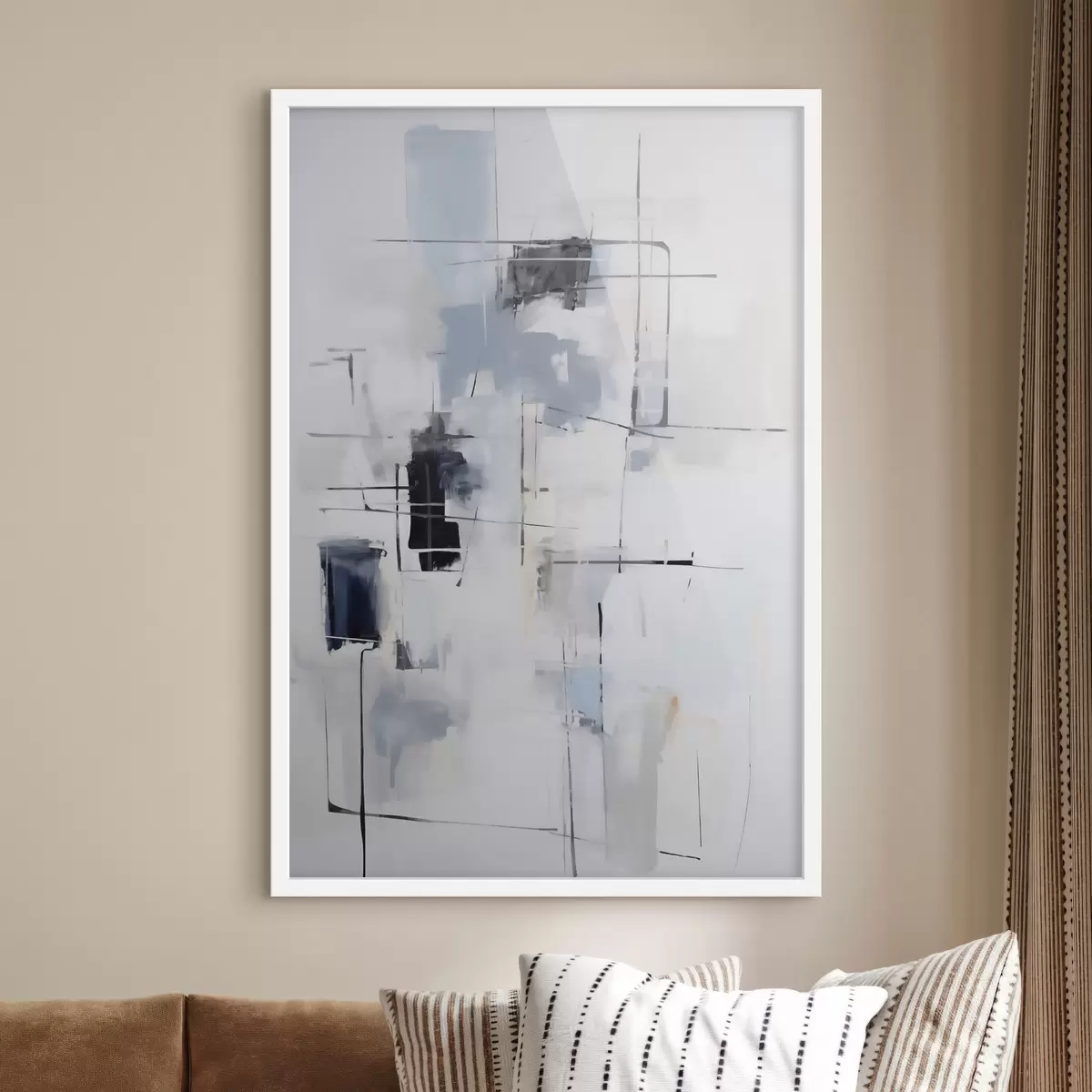 Poster Chaotická abstrakce, napodobování malby f51127