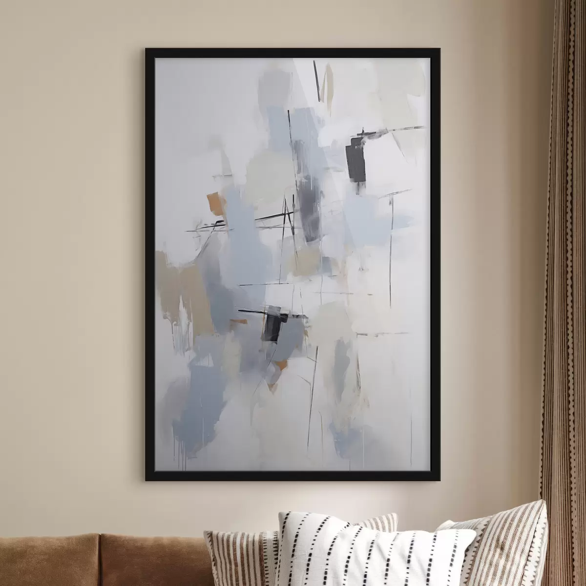 Poster Chaotická abstrakce, napodobování malby f51128