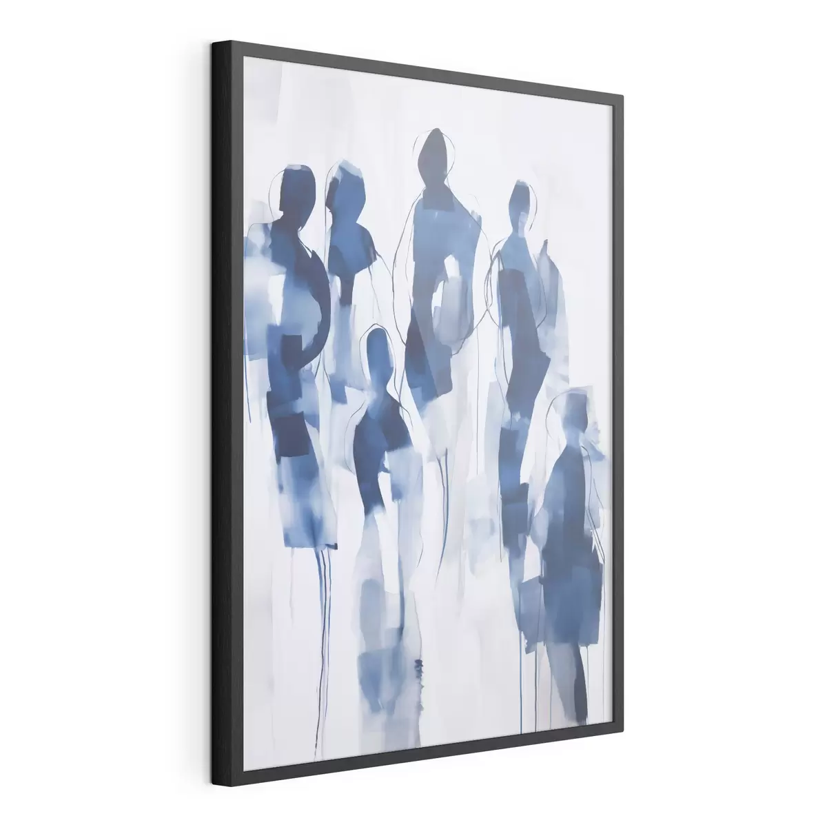 Poster Siluety, napodobenina malby f51132