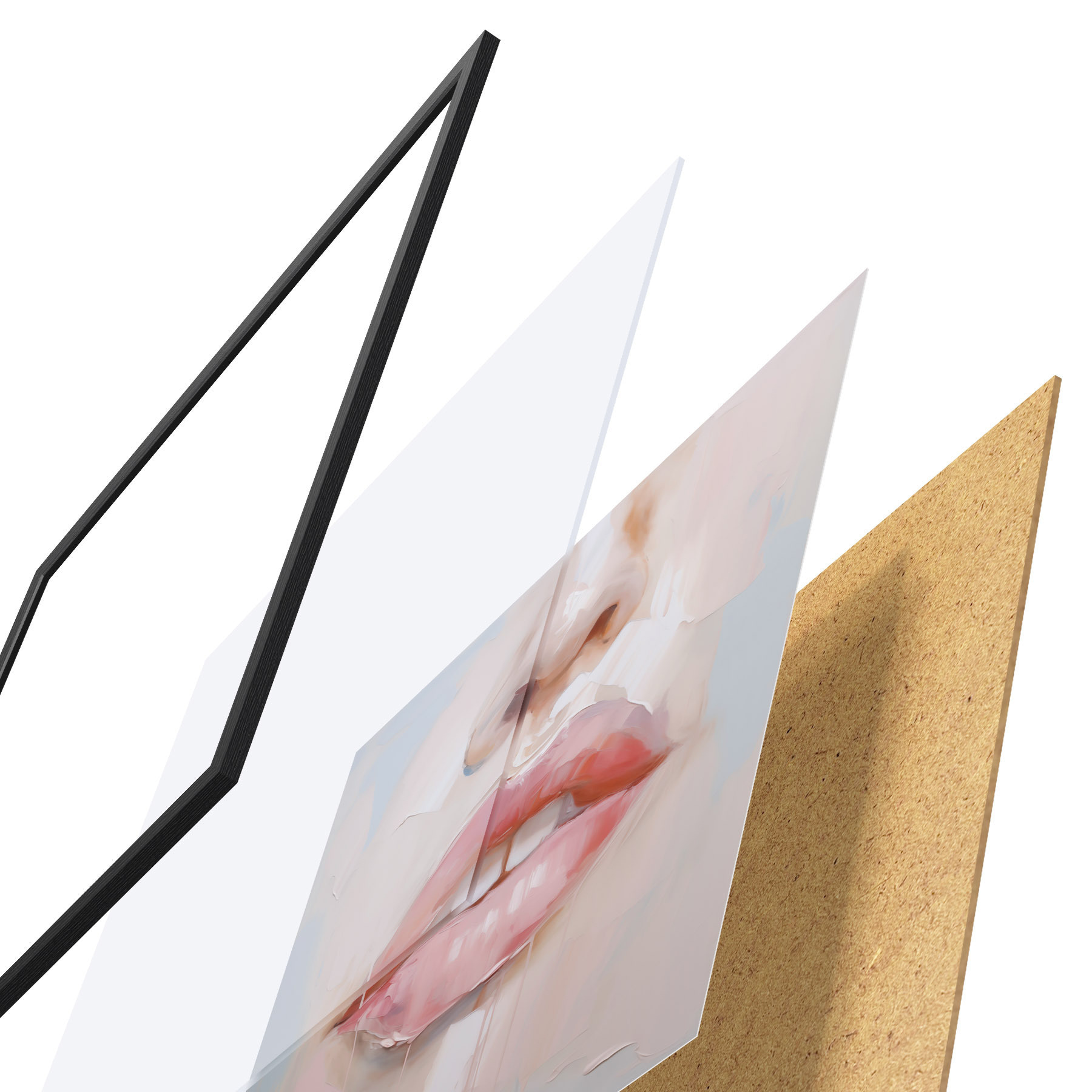 Poster Rty, napodobenina obrazu f51138